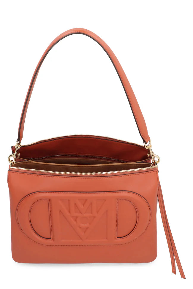 MCM Travia Crossbody Saddle Braun