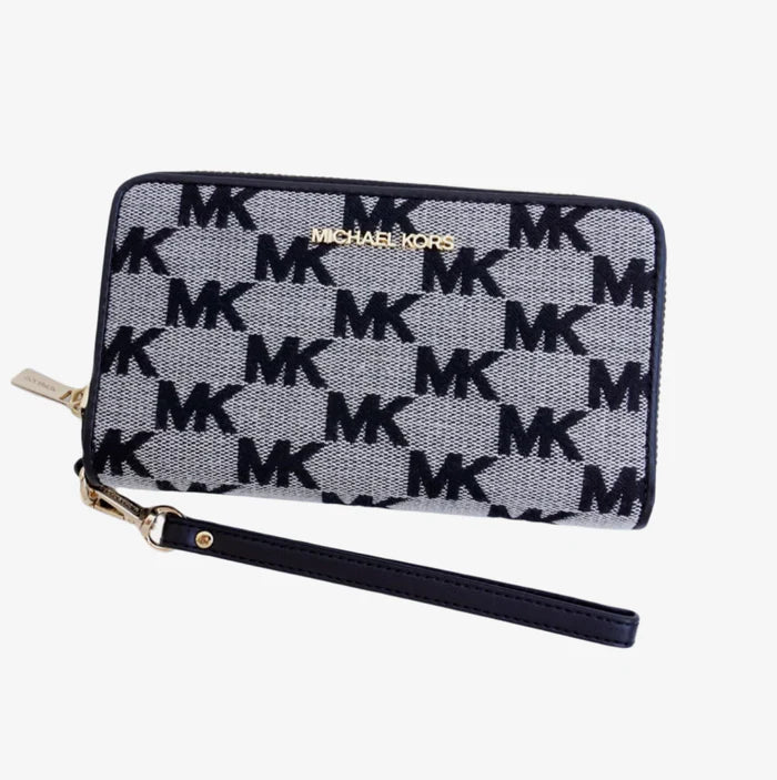 Michael Kors Gelbörse Schwarz