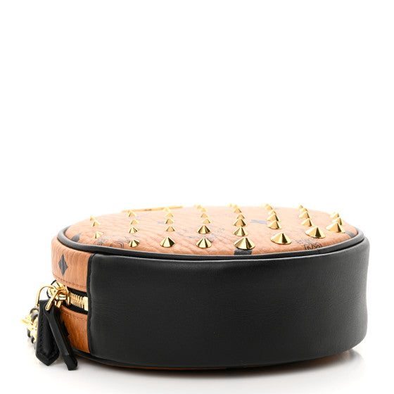 MCM Umhängetaschen Damen Leder Braun/Schwarz