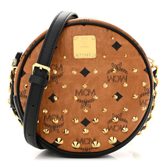 MCM Umhängetaschen Damen Leder Braun/Schwarz