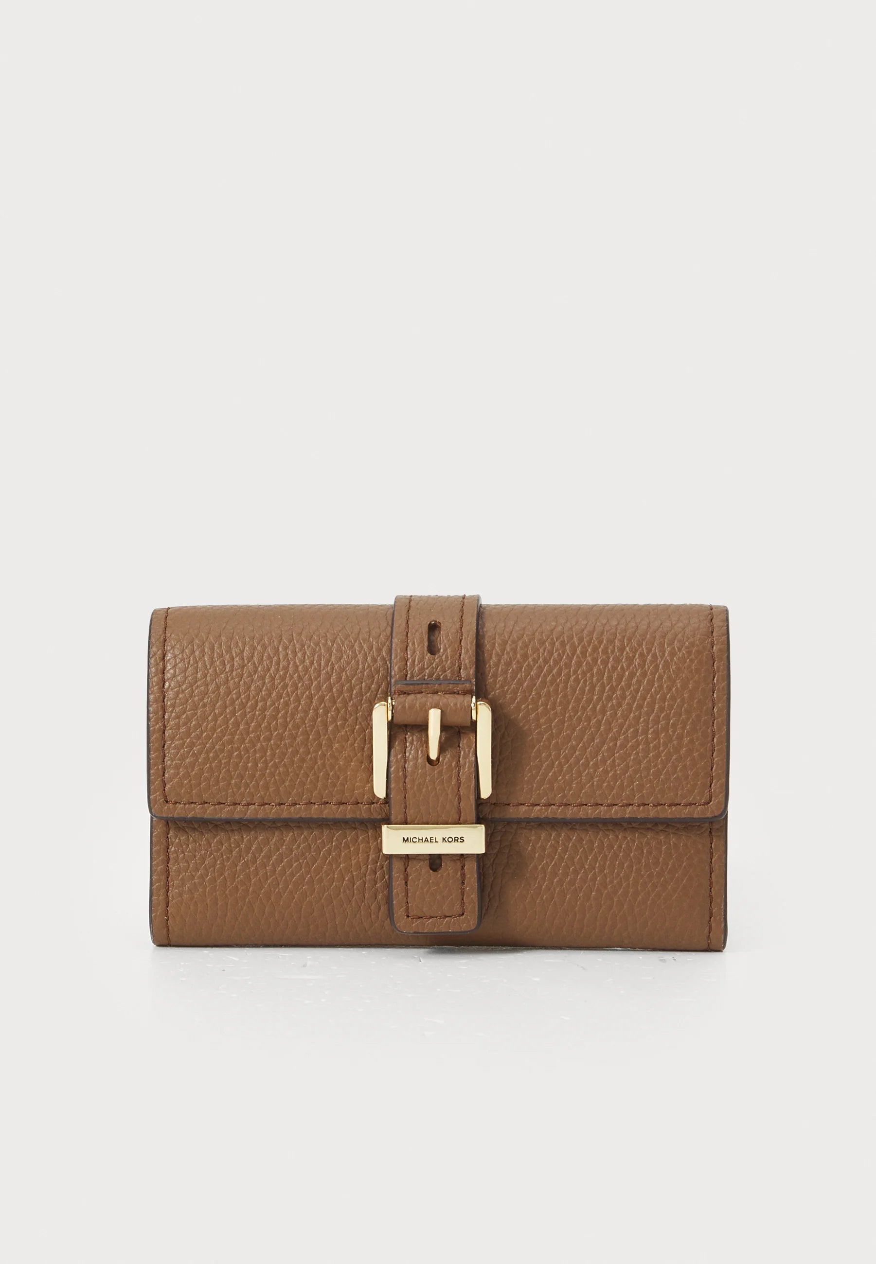 MICHAEL Michael Kors NOLITA FLAP TRIFOLD WALLET - Geldbörse - dark caramel