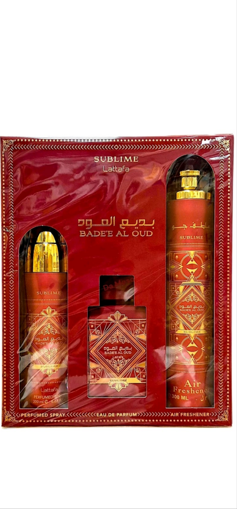 Lataffa Sublime Bade`e Al Oud Geschenk Eau de Parfum  Set (200ml-100ml-300ml)