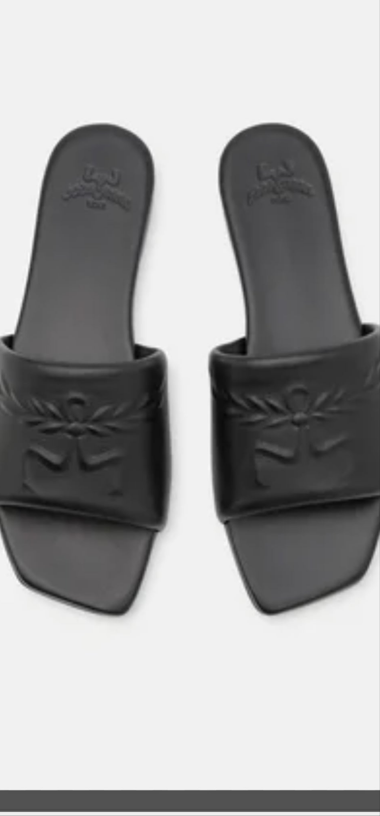 Mcm Flat Leder Black