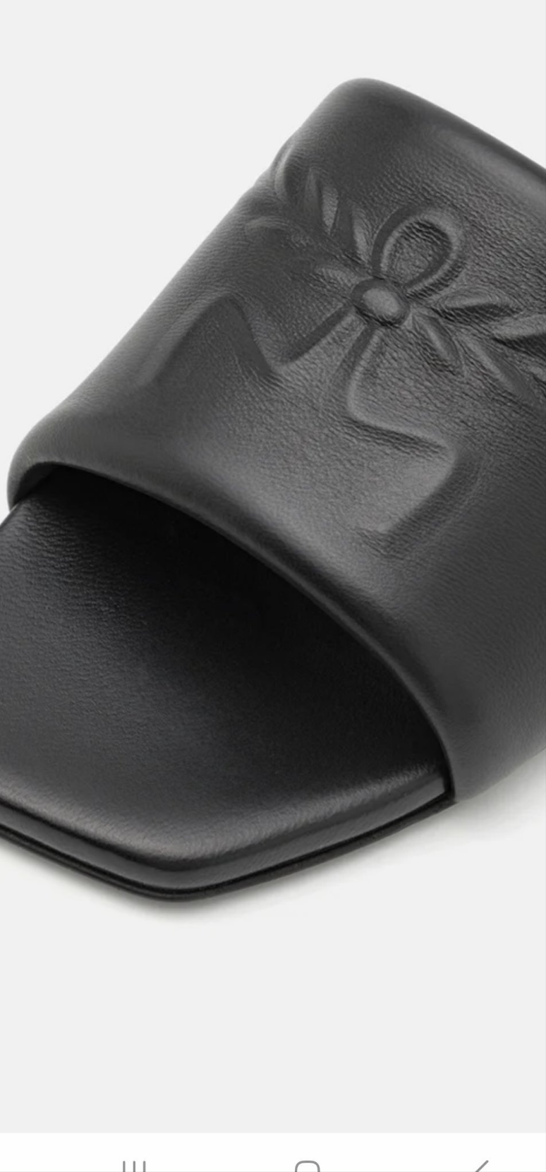 Mcm Flat Leder Black
