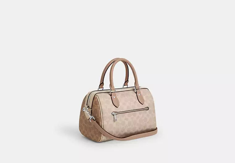 Rowan Satchel aus Signature-Canvas in Blockfarben