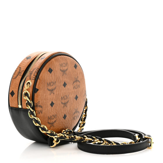 MCM Umhängetaschen Damen Leder Braun/Schwarz