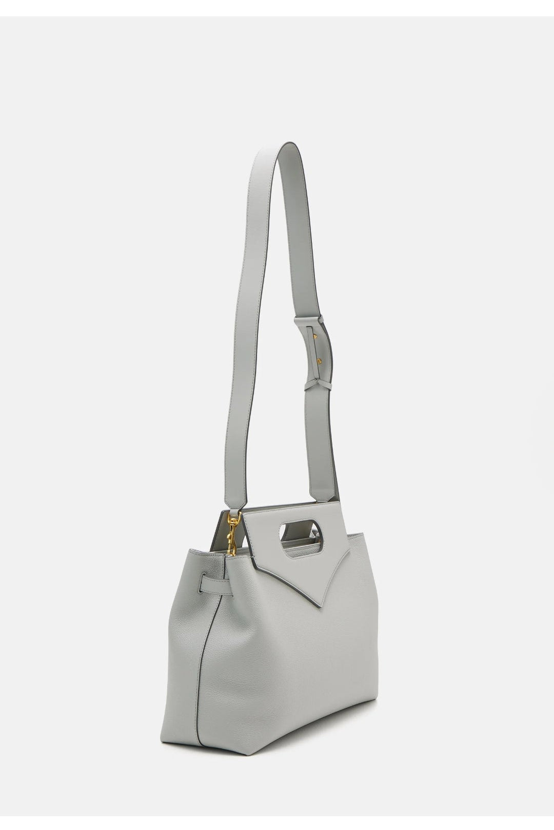 McM Soft Diamond Shoudelbag in Embossed Leder