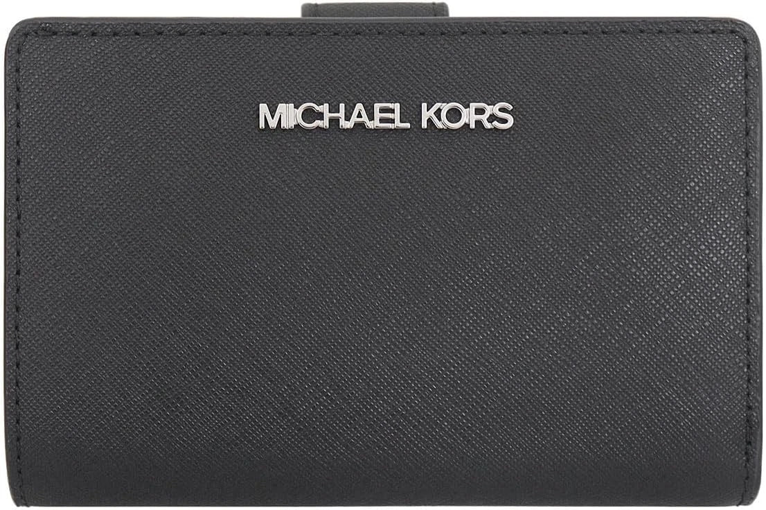 Michael Kors Saffiano Leder Geldbörse 35R4STVF6L Schwarz